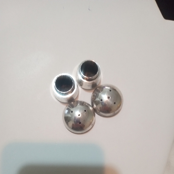 Vintage MUSHROOMS SALT AND PEPPER SHAKERS FRANCE ST MEDARD FRENCH - Picture 4 of 5